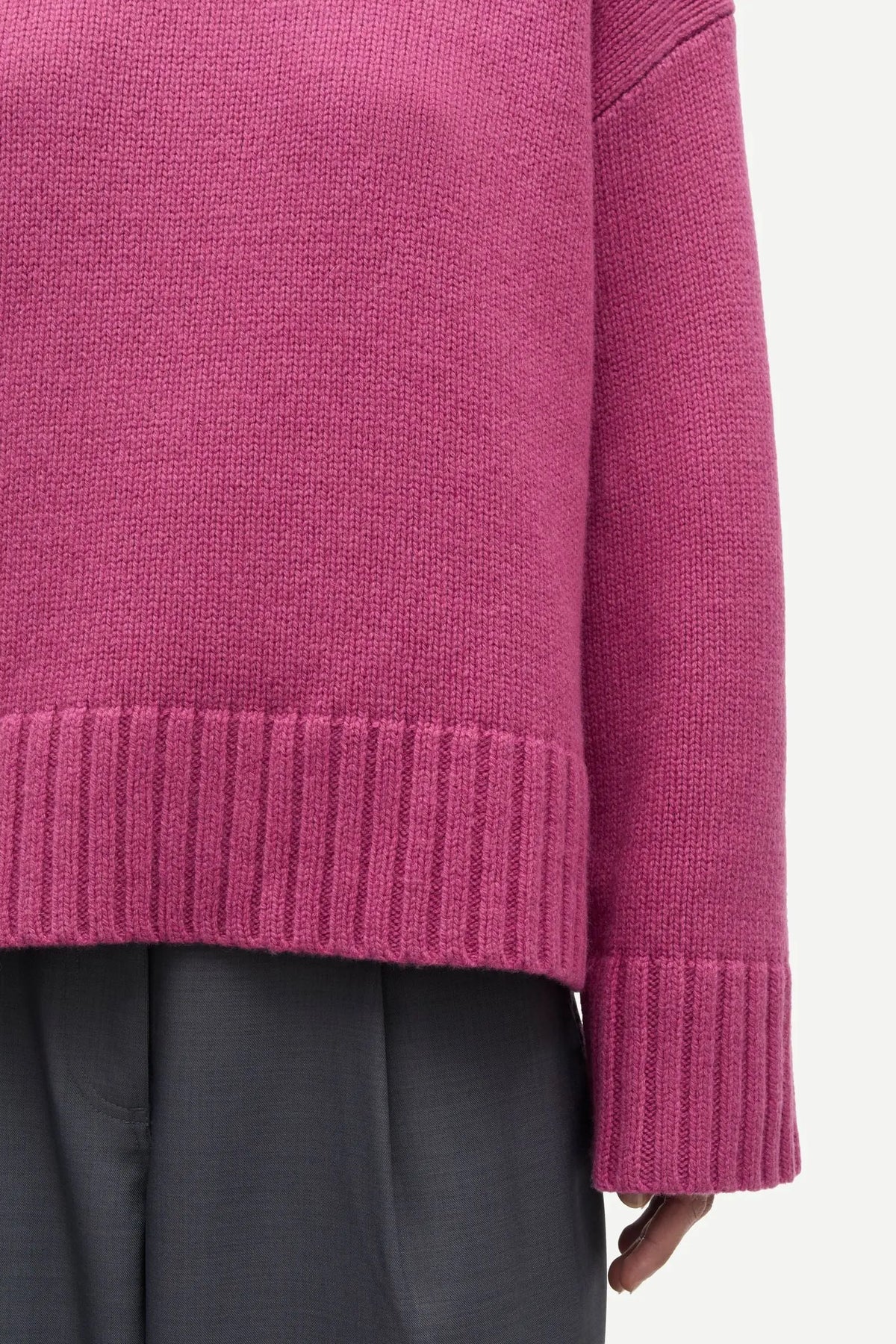 Samsøe Samsøe - Sakeiku Sweater, Red Violet