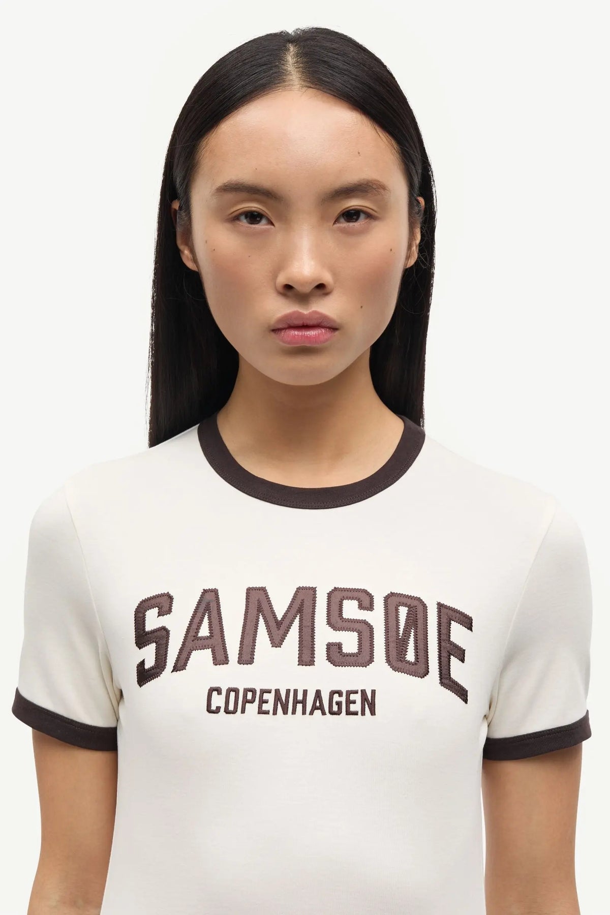 Samsøe Samsøe - Sabond Short Sleeve T-Shirt, Egret