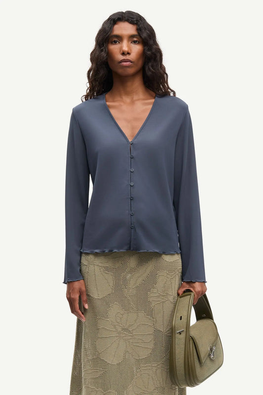 Samsøe Samsøe - Saumi Blouse, Ombré Blue