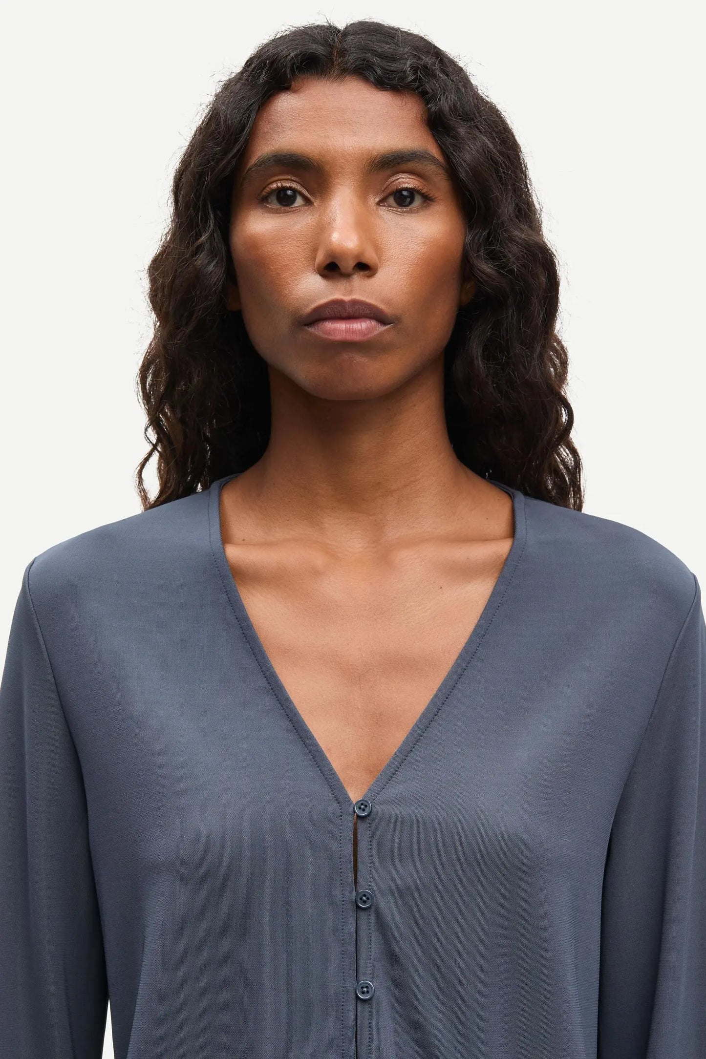 Samsøe Samsøe - Saumi Blouse, Ombré Blue