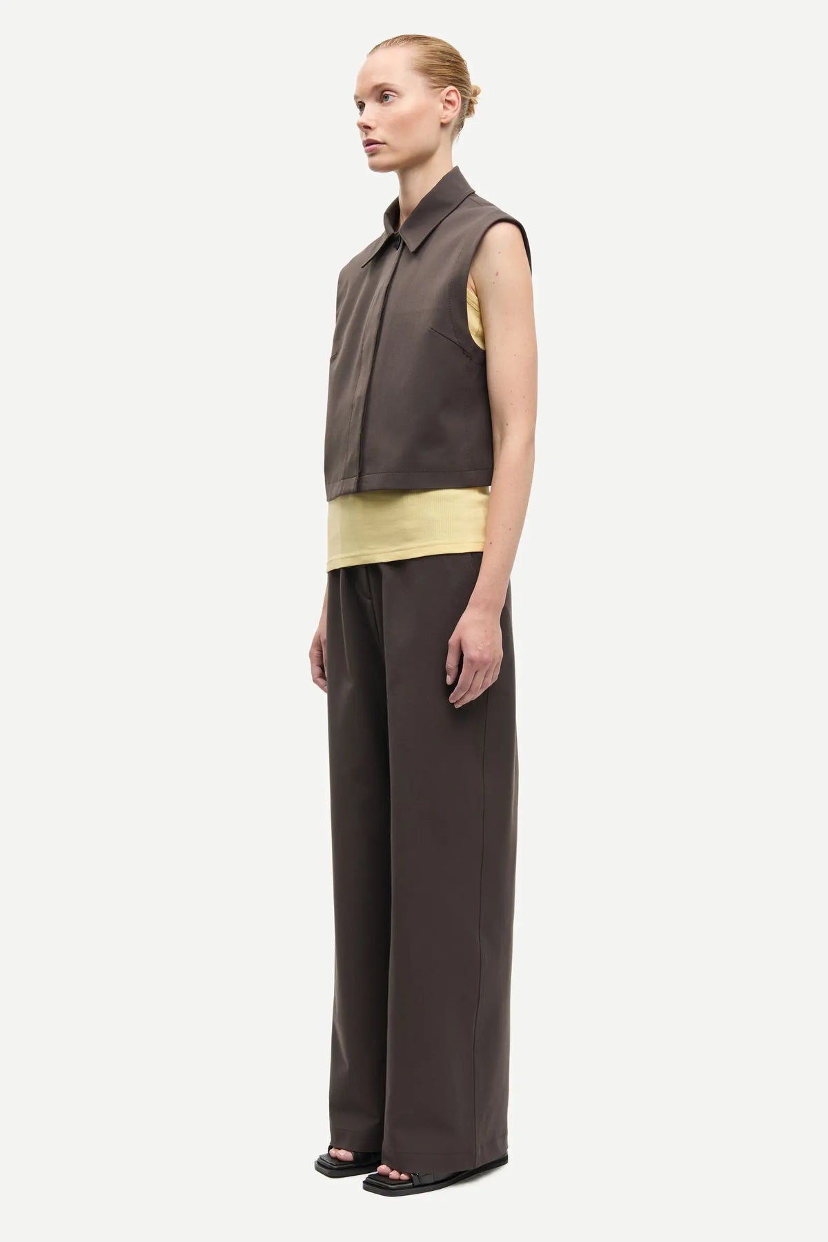 Samsøe Samsøe - Saheaven Trousers, Mulch