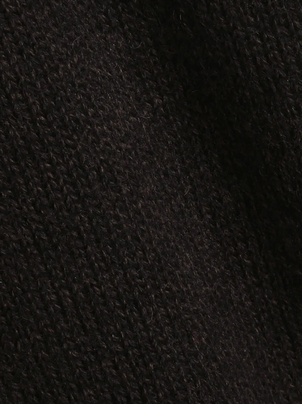 YMC - Runaway Neck Knit, Dark Brown