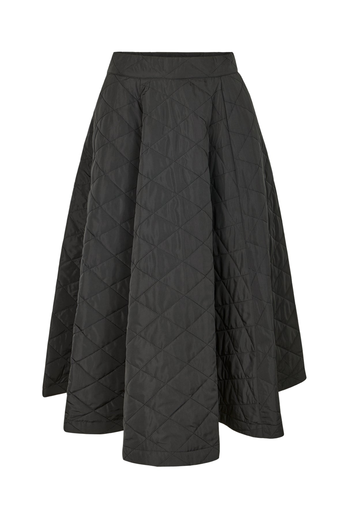 Rabens Saloner - Bisharo Tech Quilt Full Skirt, Black