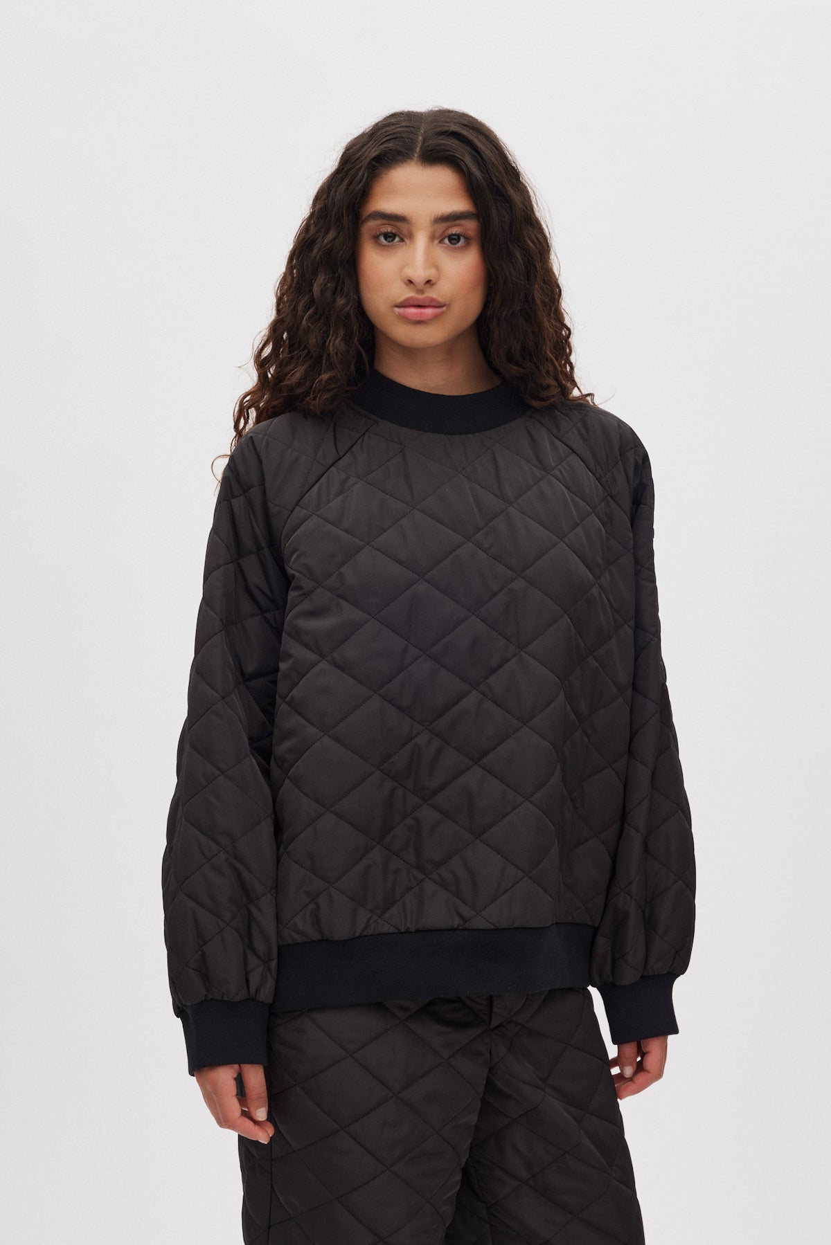 Rabens Saloner - Padme Tech Quilt Top, Black