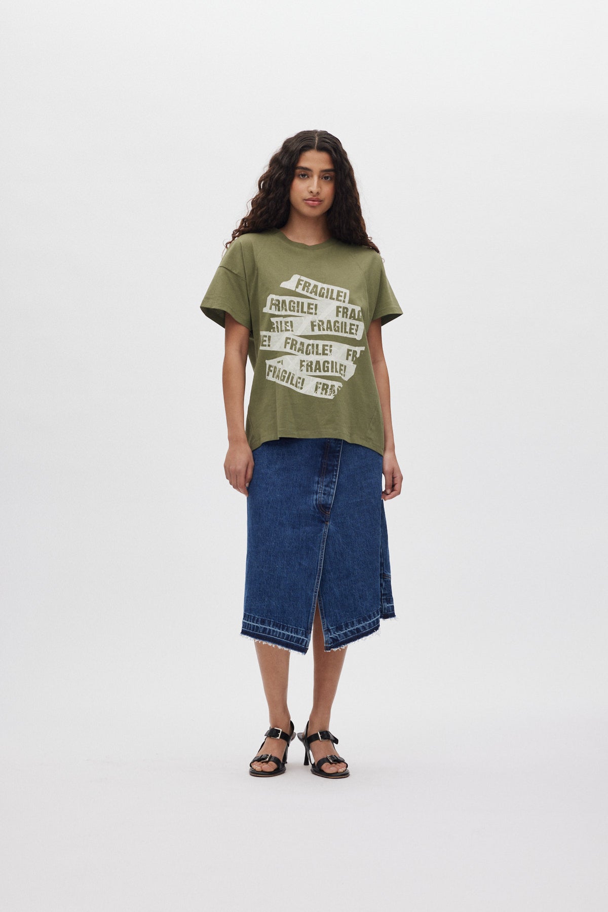 Rabens Saloner - Nicka Denim Skirt, Dark Indigo