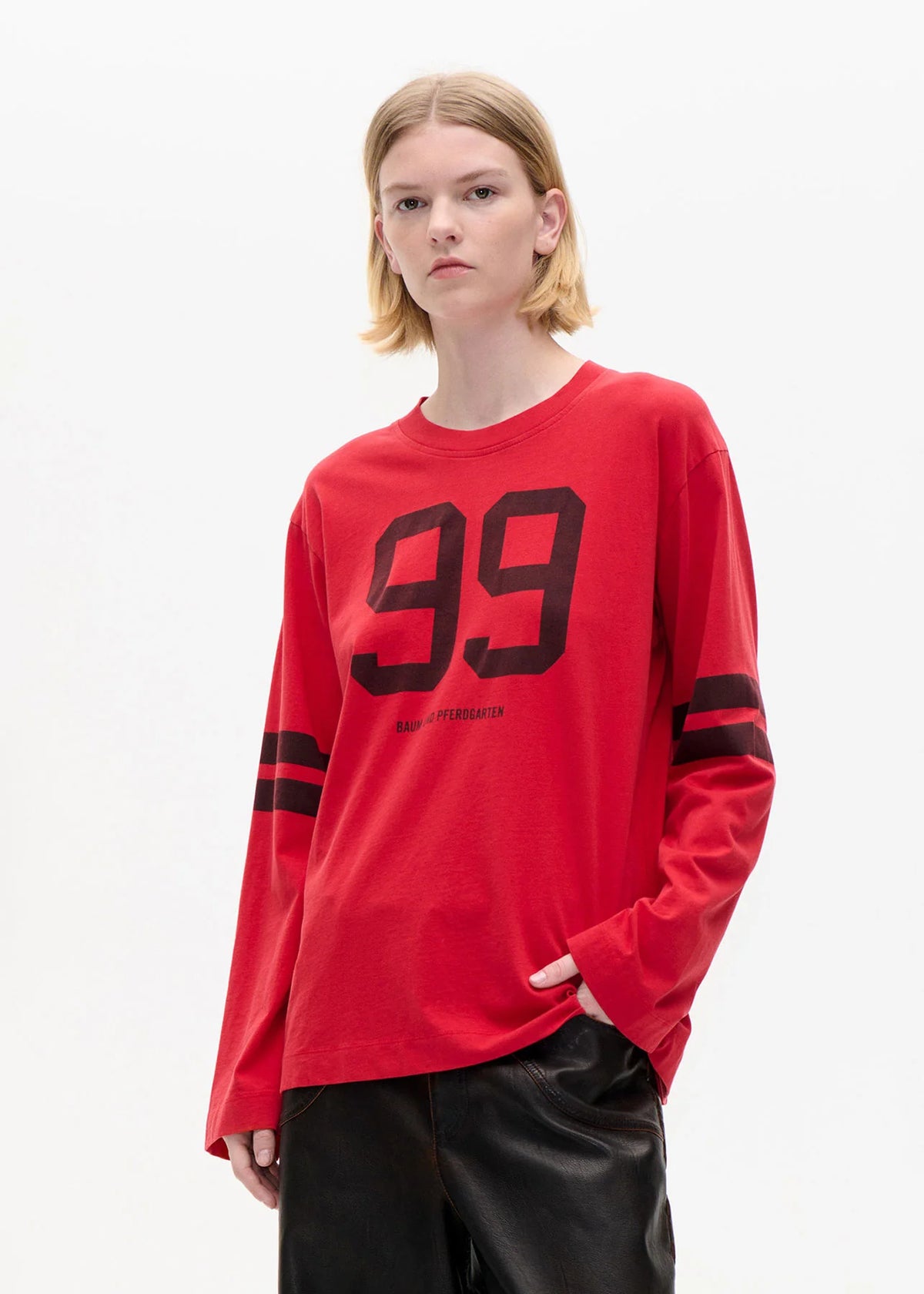 Baum und Pferdgarten - Jeevona T-Shirt, Samba Red