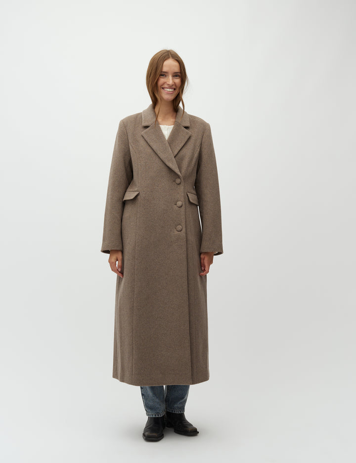 MbyM - Iva Coat, Greige Melange