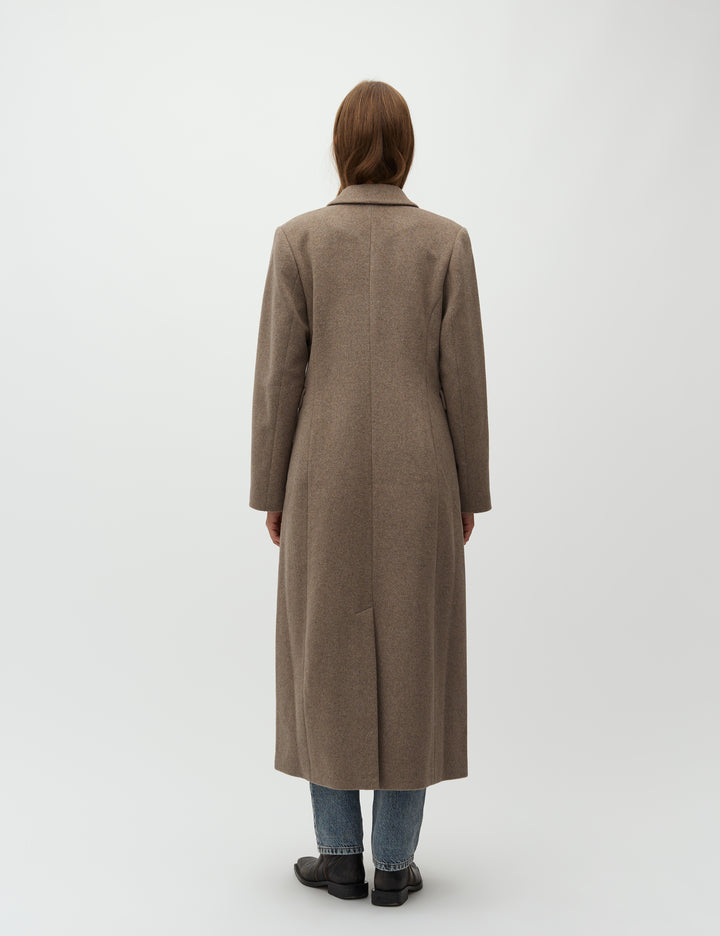 MbyM - Iva Coat, Greige Melange