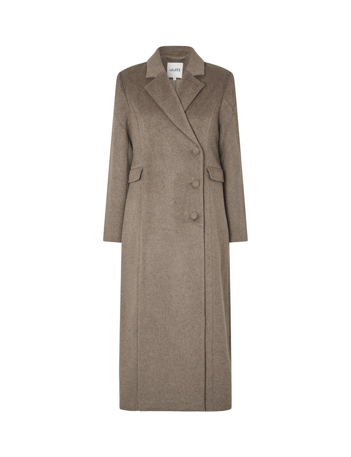 MbyM - Iva Coat, Greige Melange