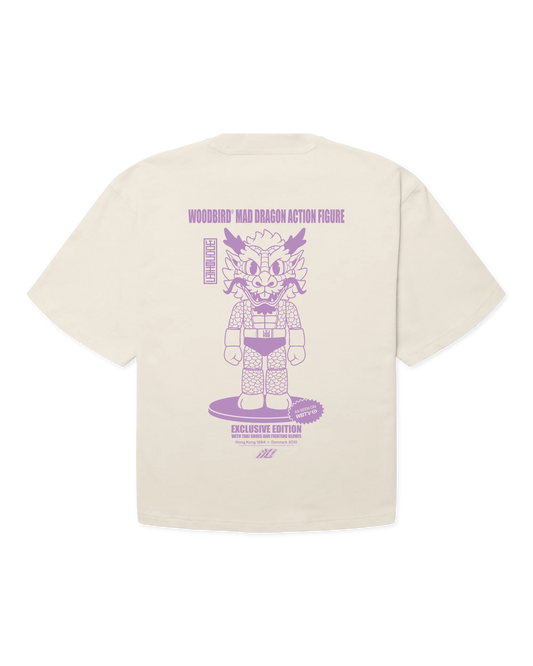 WOODBIRD - Juno Action Tee, Off White