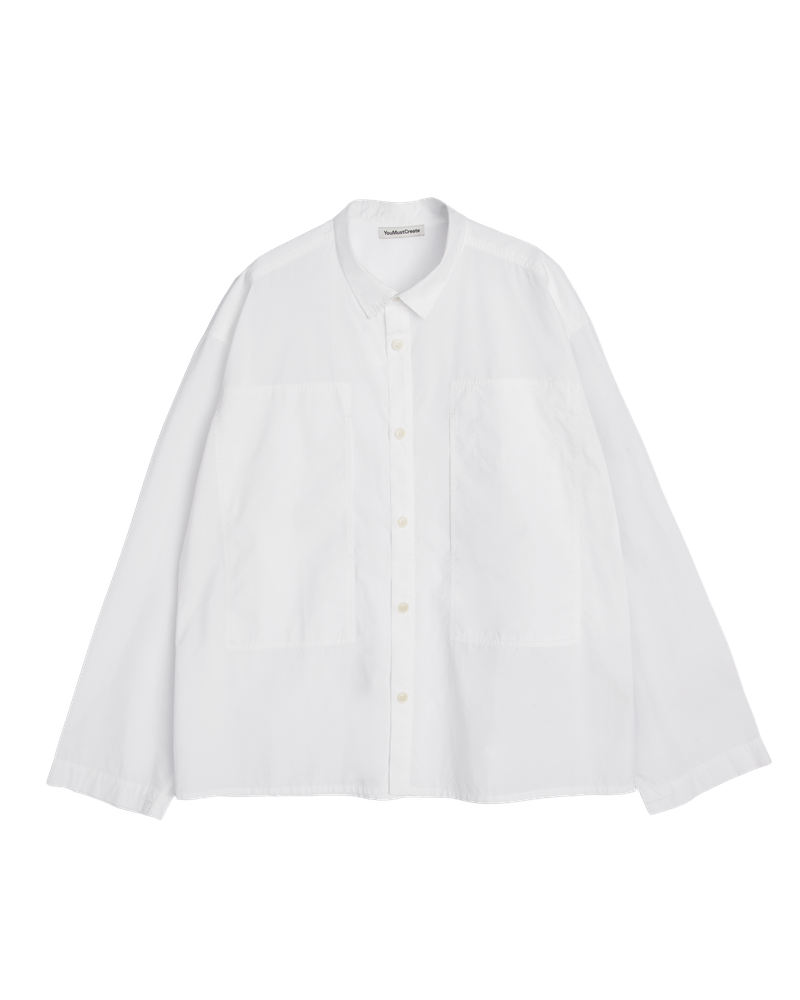 YMC - Trapper Shirt, White