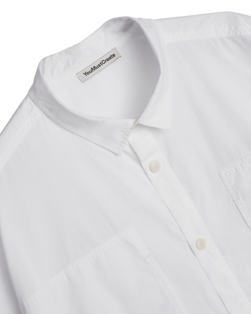 YMC - Trapper Shirt, White