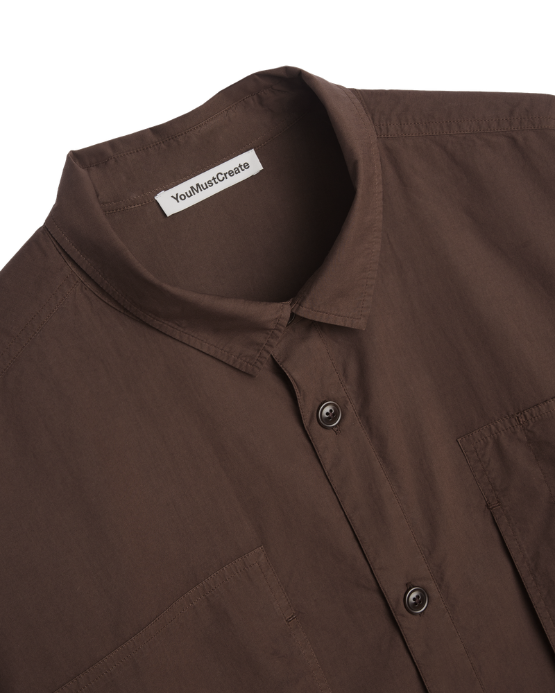 YMC - Trapper Shirt, Brown