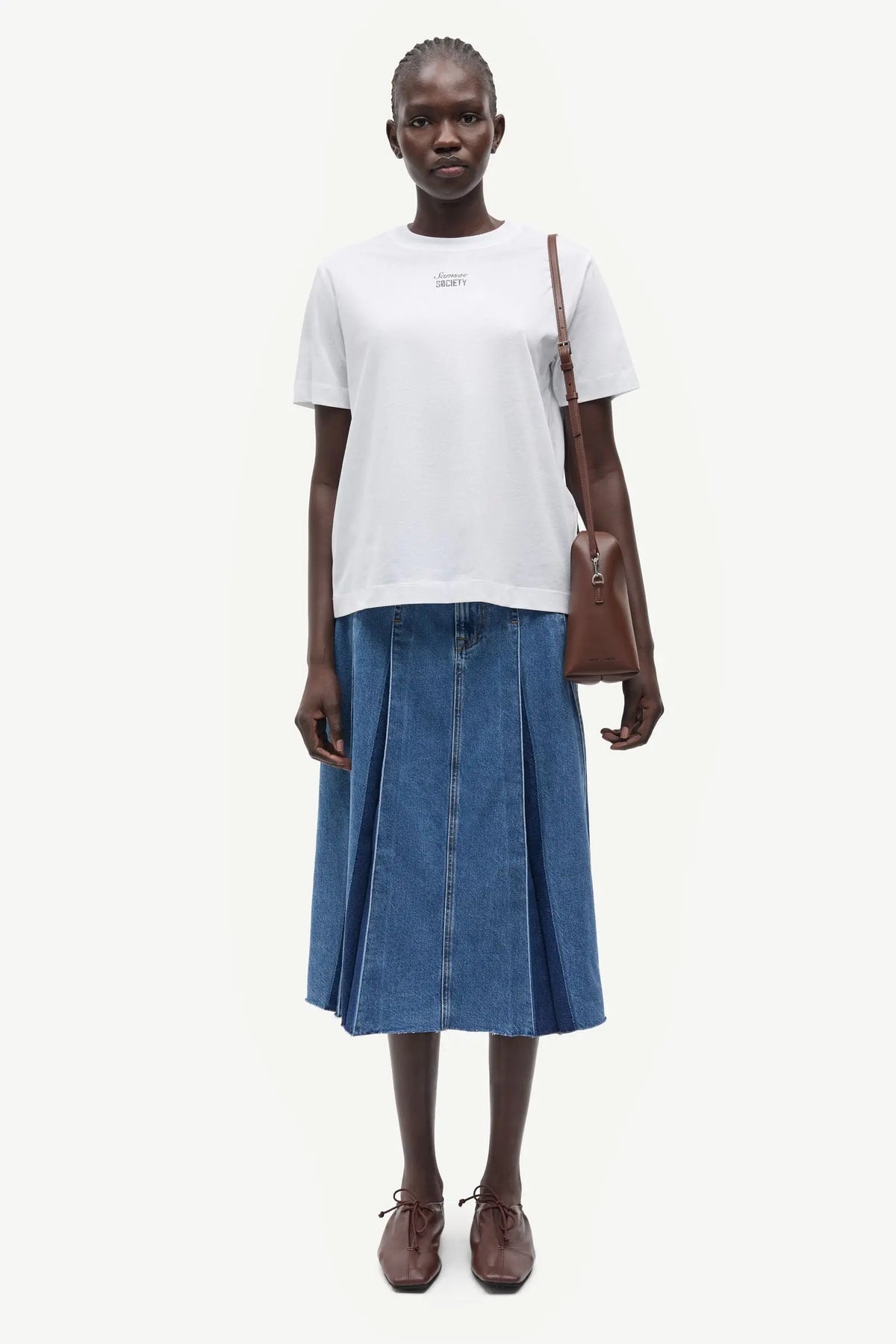 Samsøe Samsøe - Satally Skirt, Retro Wash