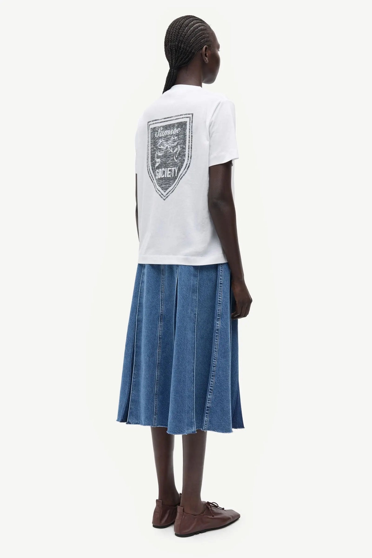 Samsøe Samsøe - Satally Skirt, Retro Wash