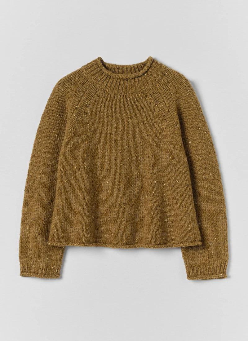 TOAST - Orla Donegal Wool Sweater, Straw