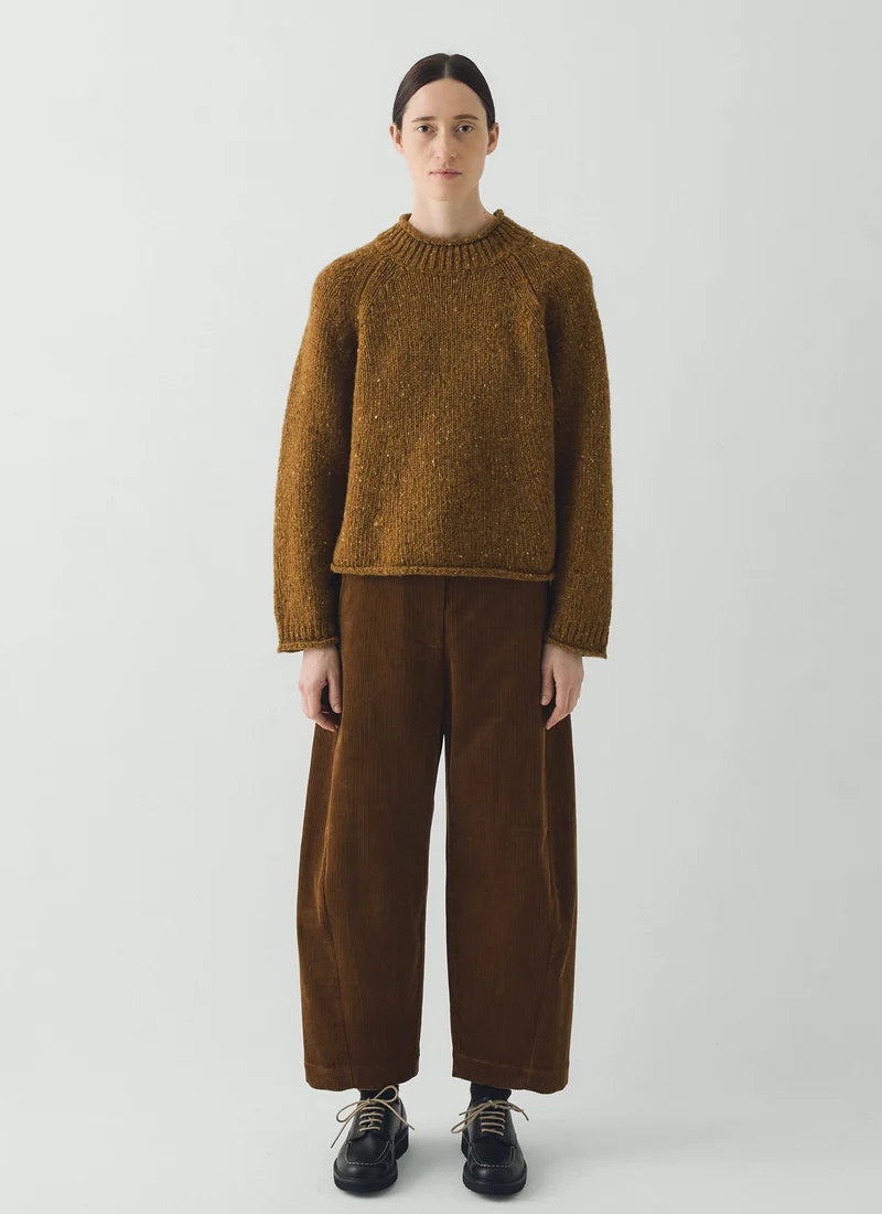 TOAST - Orla Donegal Wool Sweater, Straw