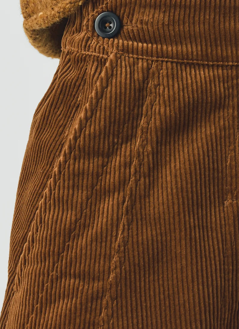 TOAST - Organic Cord A Line Skirt, Golden Amber