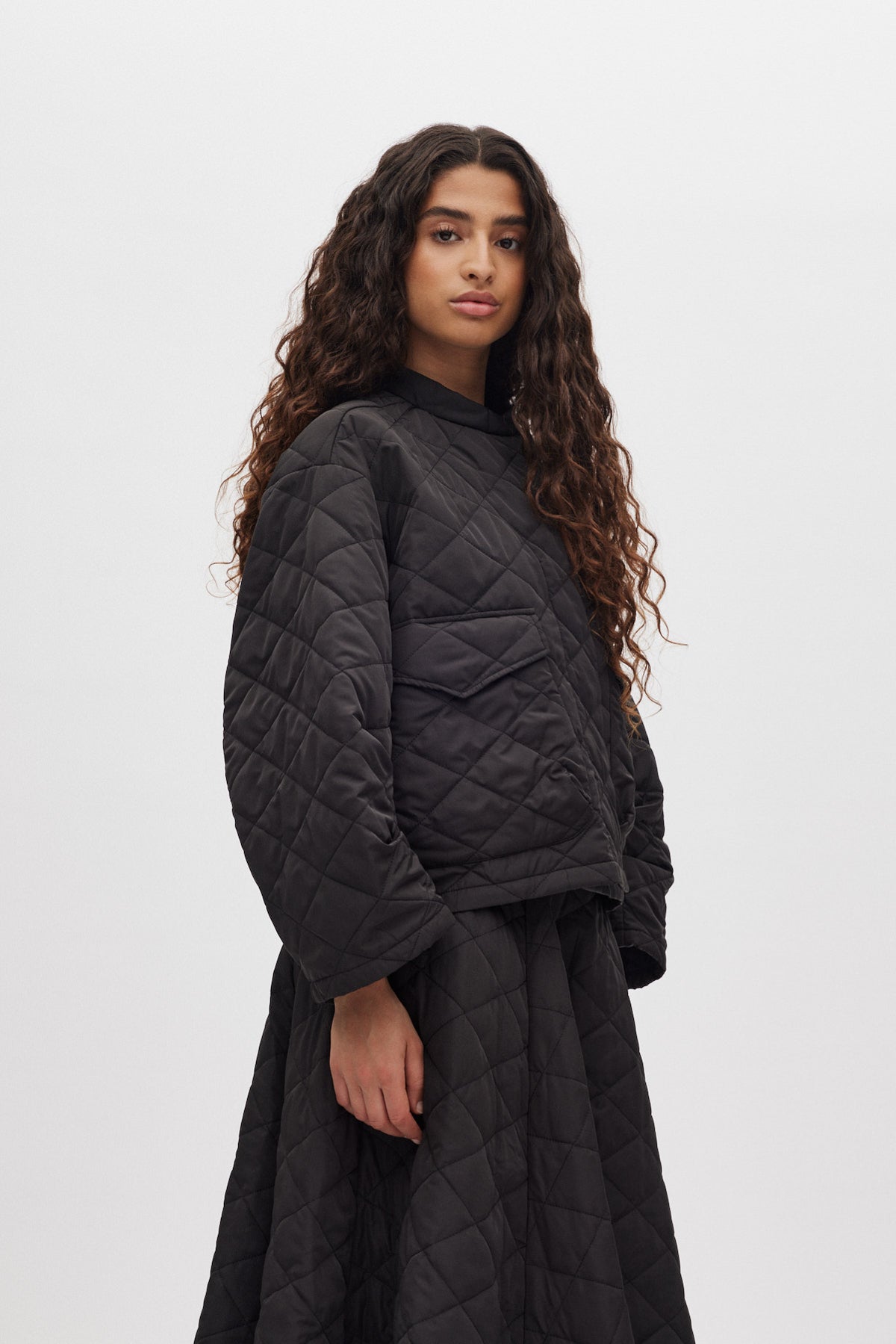 Rabens Saloner - Rhea Tech Quilt Jacket, Black