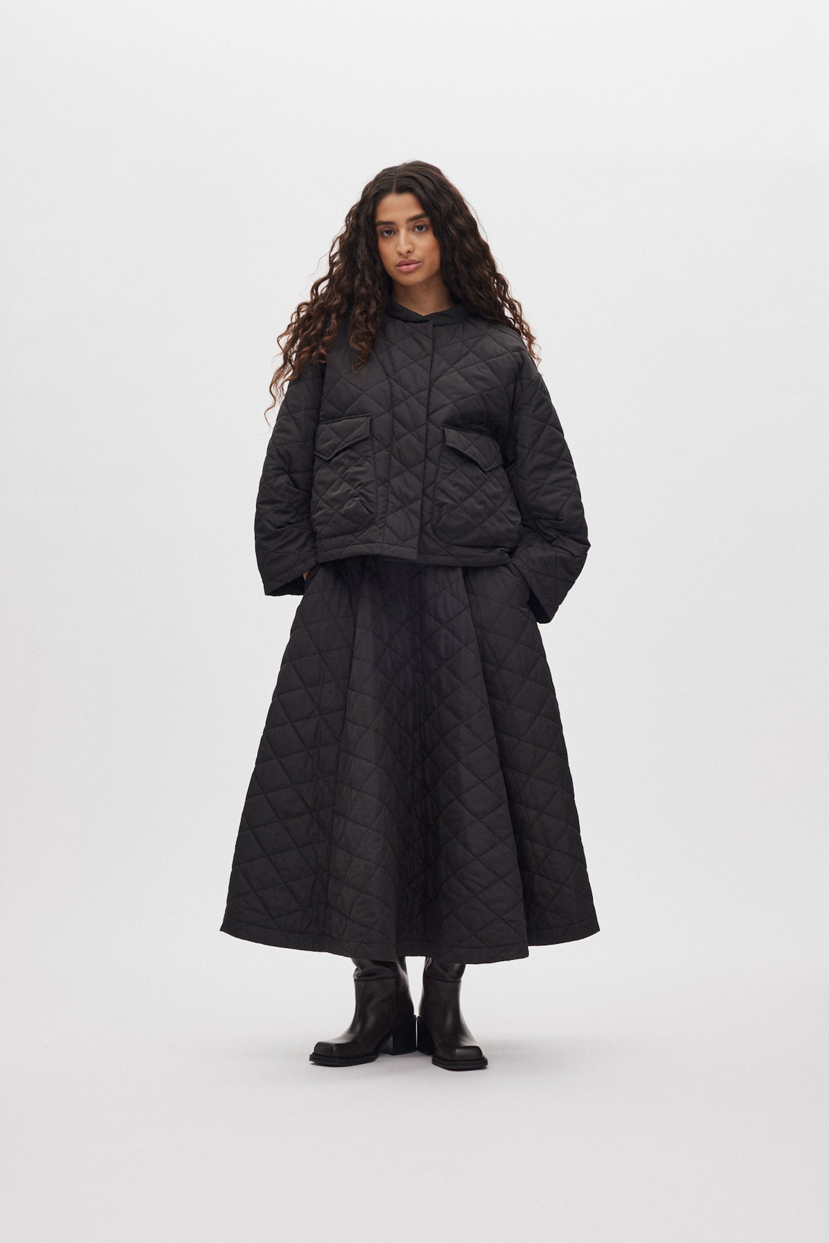 Rabens Saloner - Rhea Tech Quilt Jacket, Black