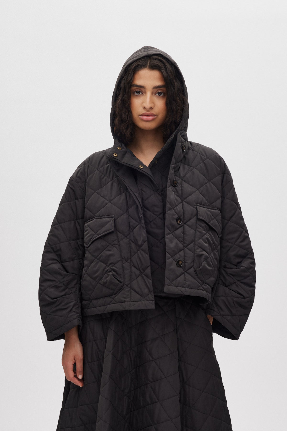 Rabens Saloner - Rhea Tech Quilt Jacket, Black