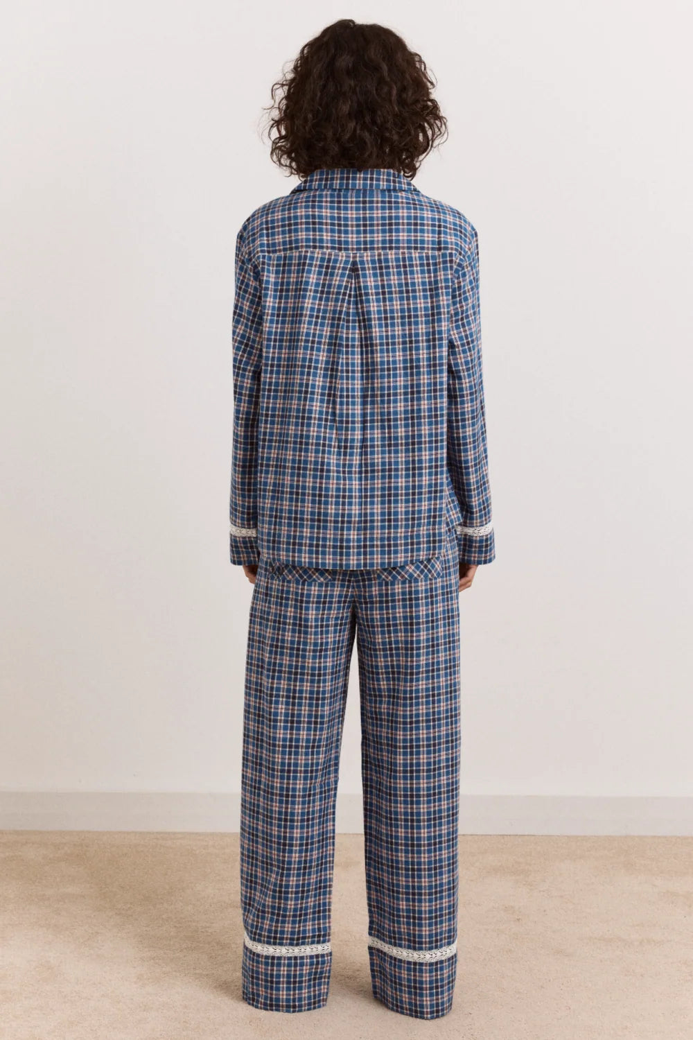 Damson Madder - Hartle PJ Set, Boysie Blue Check