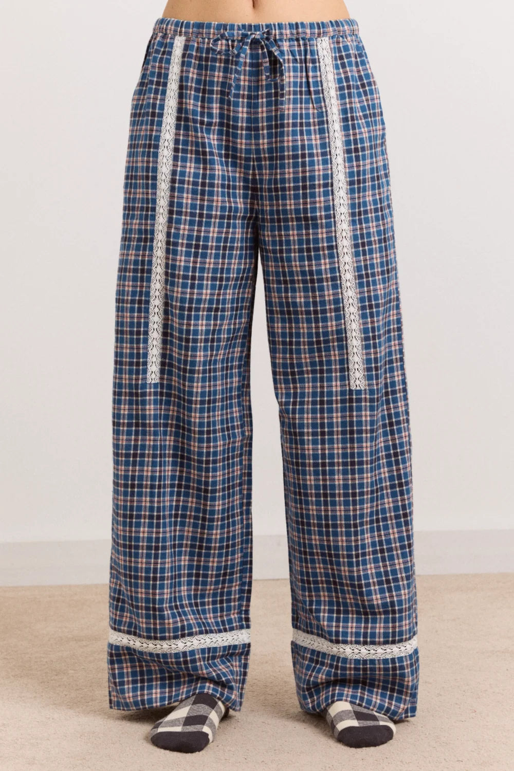 Damson Madder - Hartle PJ Set, Boysie Blue Check