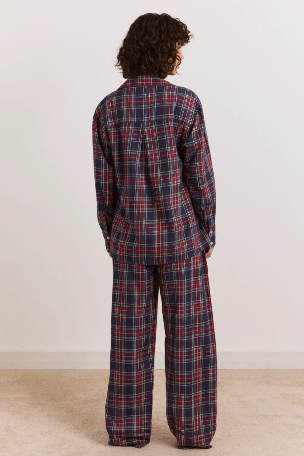 Damson Madder - Antonella PJ Set, Tawny Check