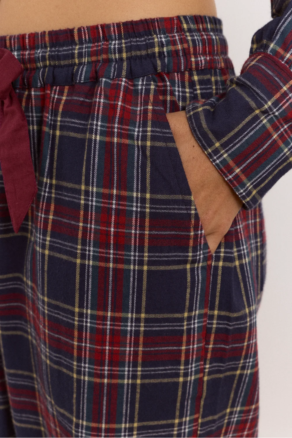 Damson Madder - Antonella PJ Set, Tawny Check