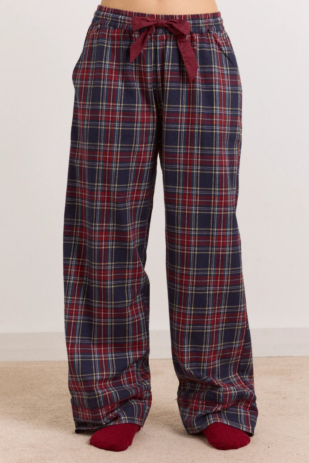 Damson Madder - Antonella PJ Set, Tawny Check