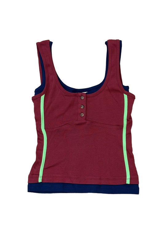 Damson Madder - Tommie Double Layered Tank, Multi