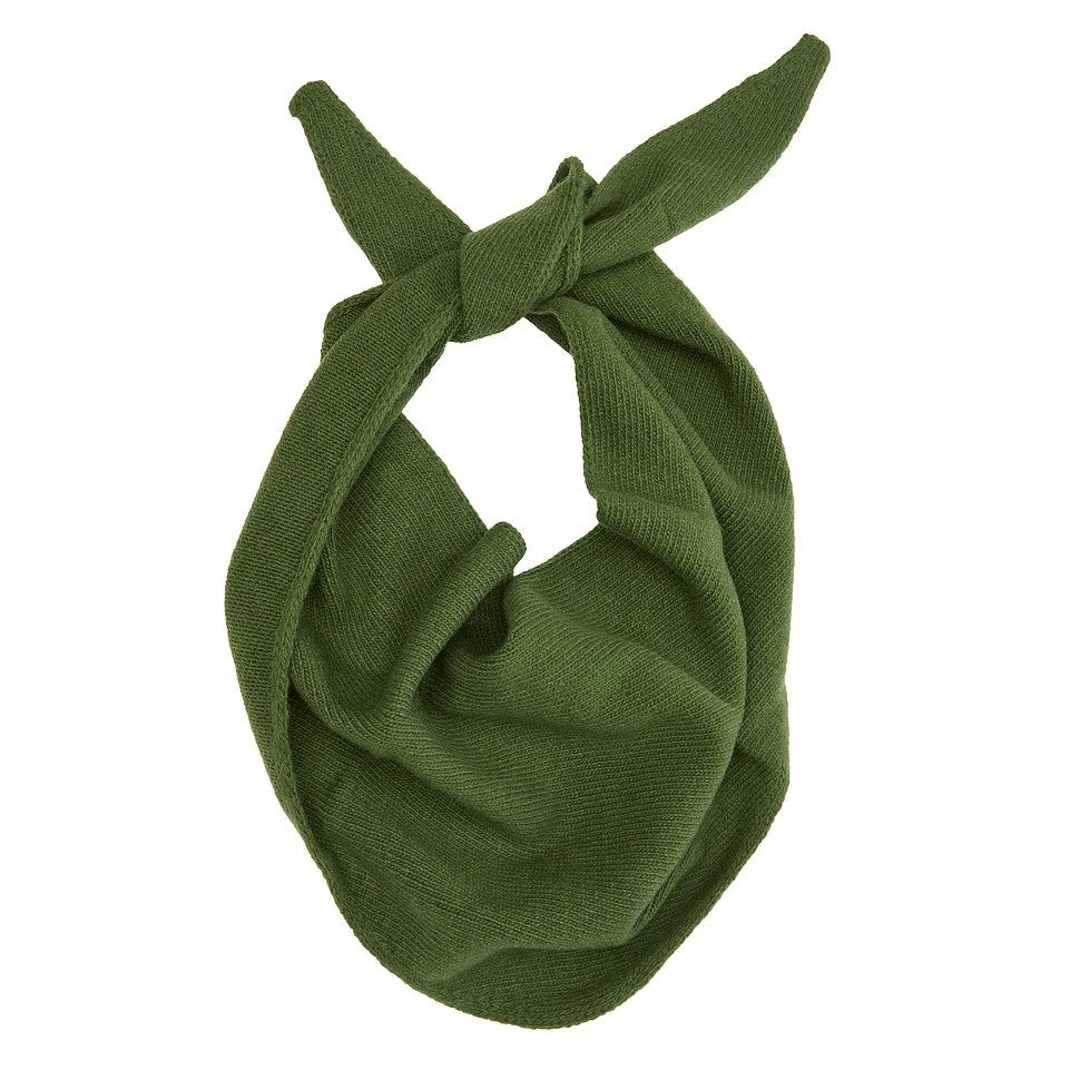 Colourful Standard - Merino Wool Triangle Scarf, Fern Green