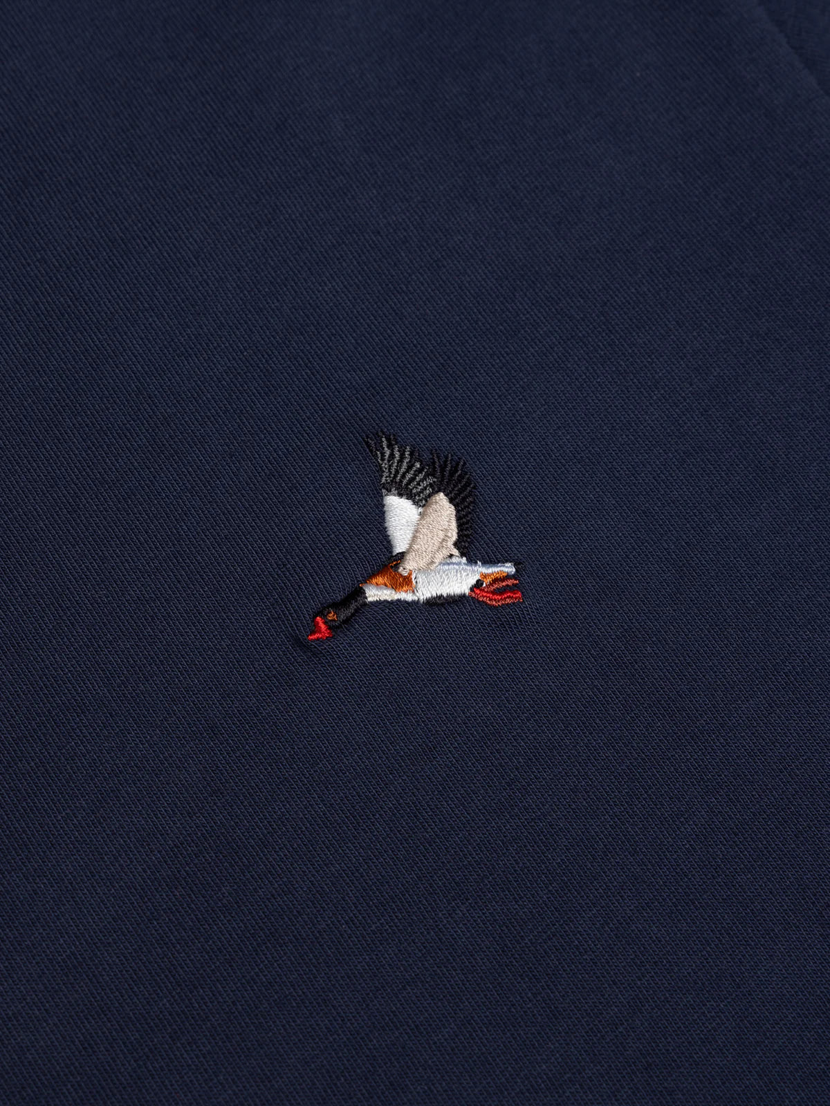 Kestin - Cargill Tee, Dark Navy Cotton Duck Embroidery