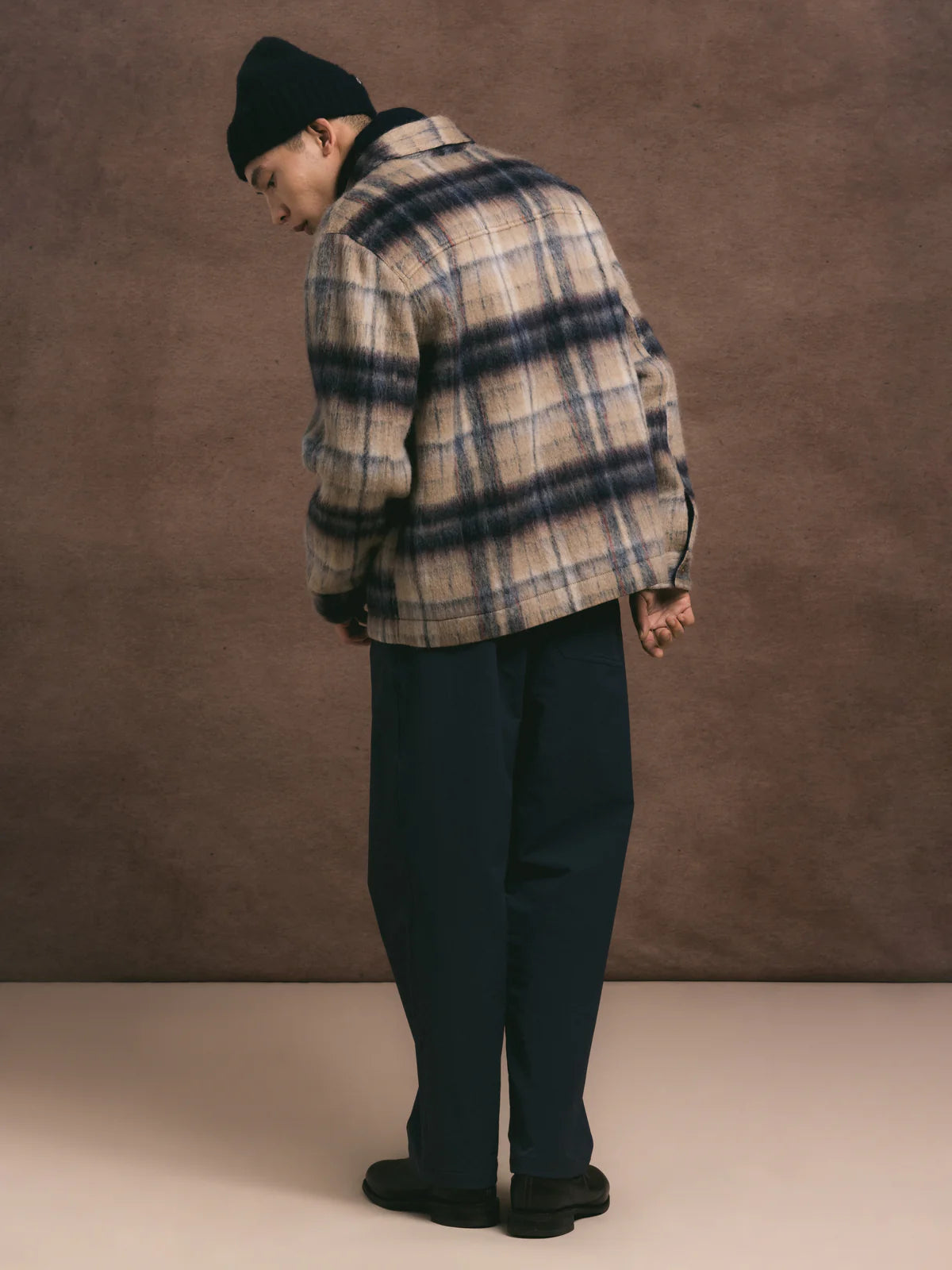 Kestin - Haston Jacket, Oat Check Brushed Wool
