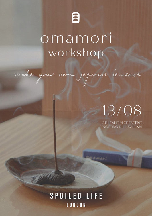 Japanese Incense Making Workshop, with omamori