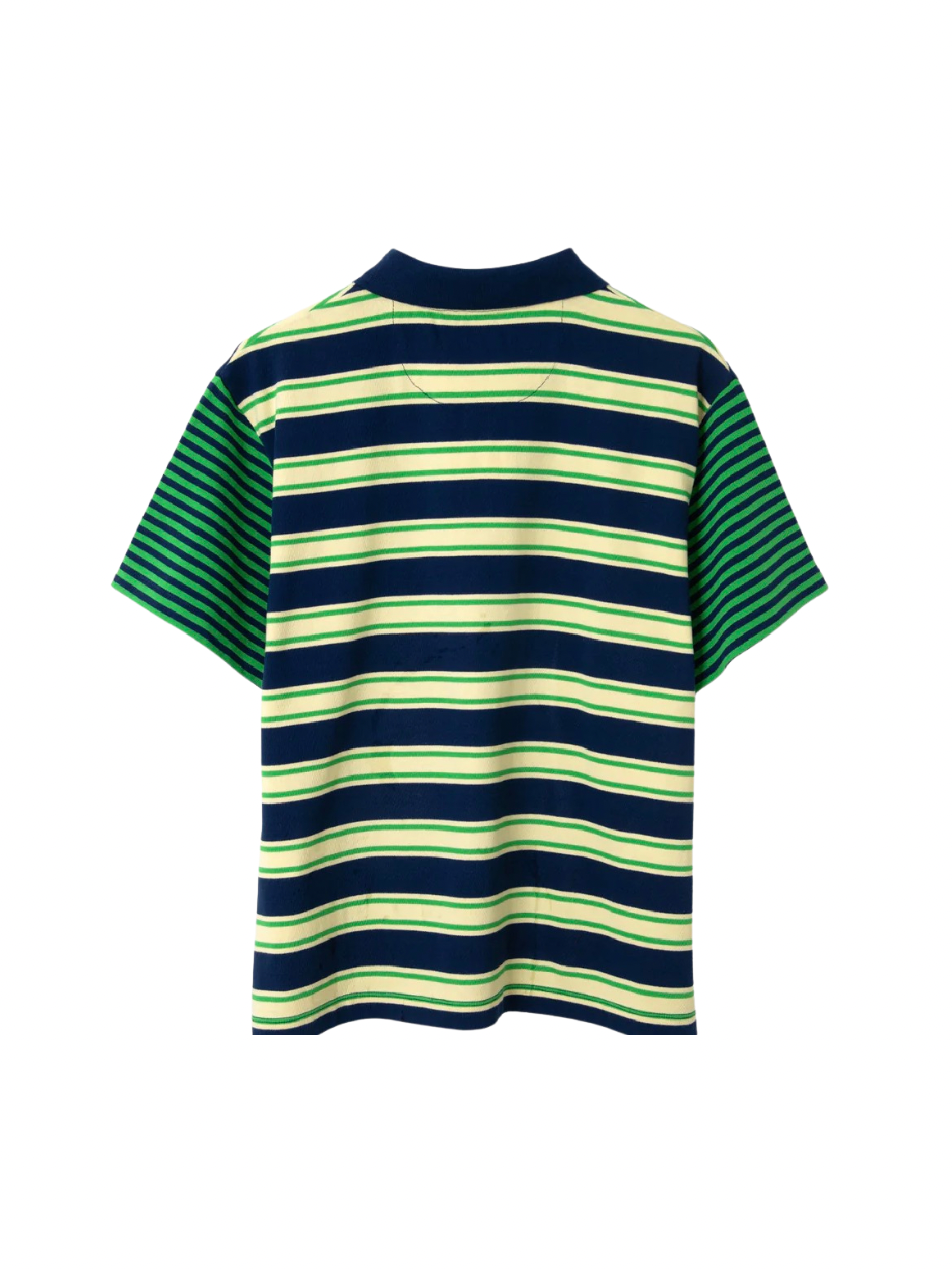 Damson Madder - Zia Rugby Shirt, Mix Stripe