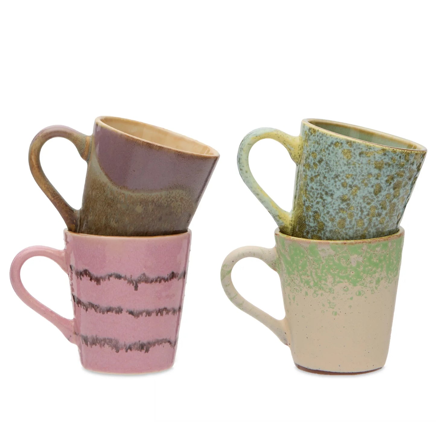 HKLIVING - 70s Ceramics: Espresso Mugs, Brutalism