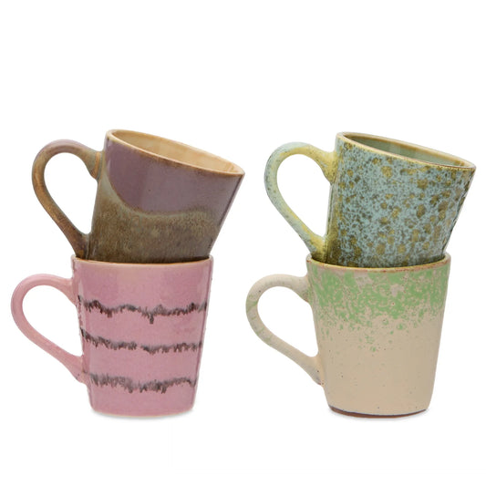 HKLIVING - 70s Ceramics: Espresso Mugs, Brutalism