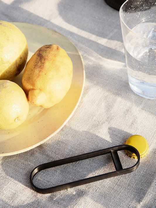 Ferm Living Fein Bottle Opener - Black Brass