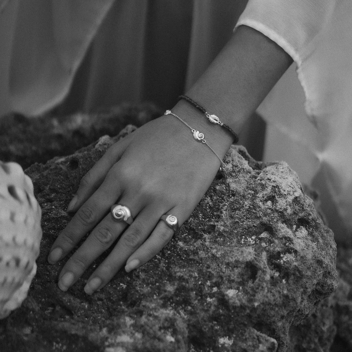 Rachel Entwistle - Inanna Spiral Fine Bracelet, Silver