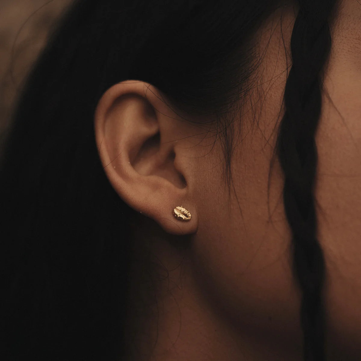 Rachel Entwistle - Aphrodite Stud Earrings, Gold