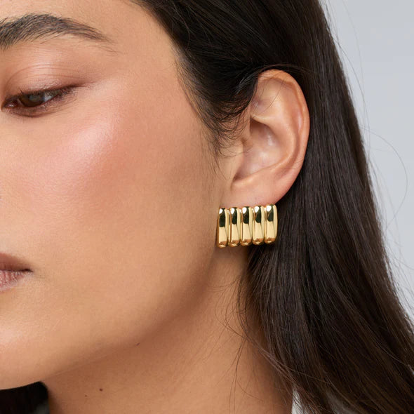 Heaven Mayhem - Clemmie Earrings Maxi, Gold