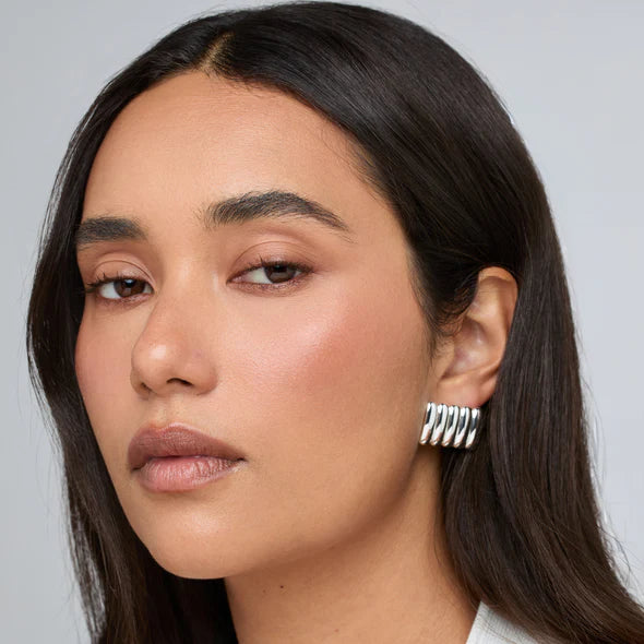 Heaven Mayhem - Clemmie Earrings Maxi, Silver