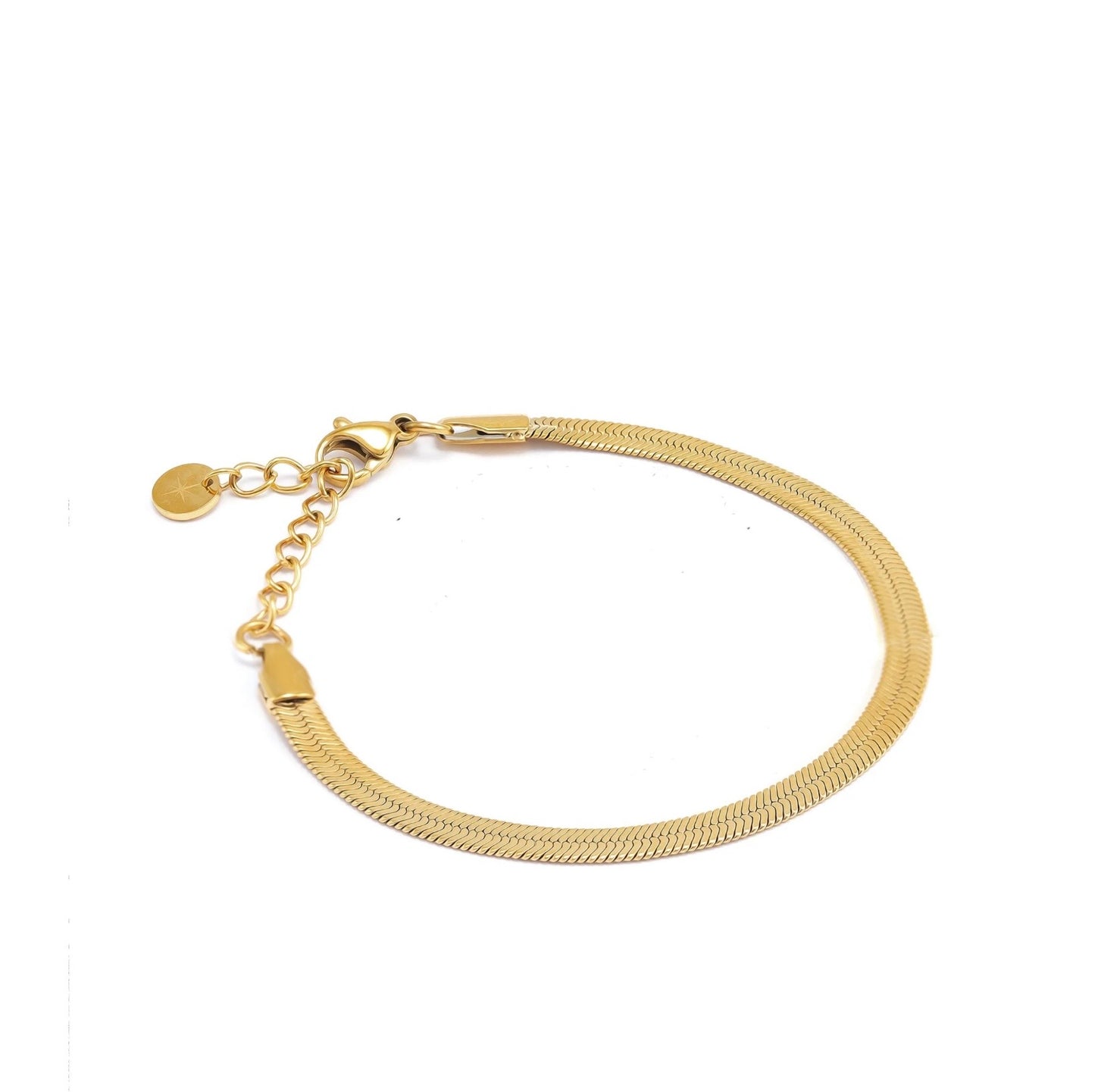 By Rae - The Milan Snake Bracelet, Gold