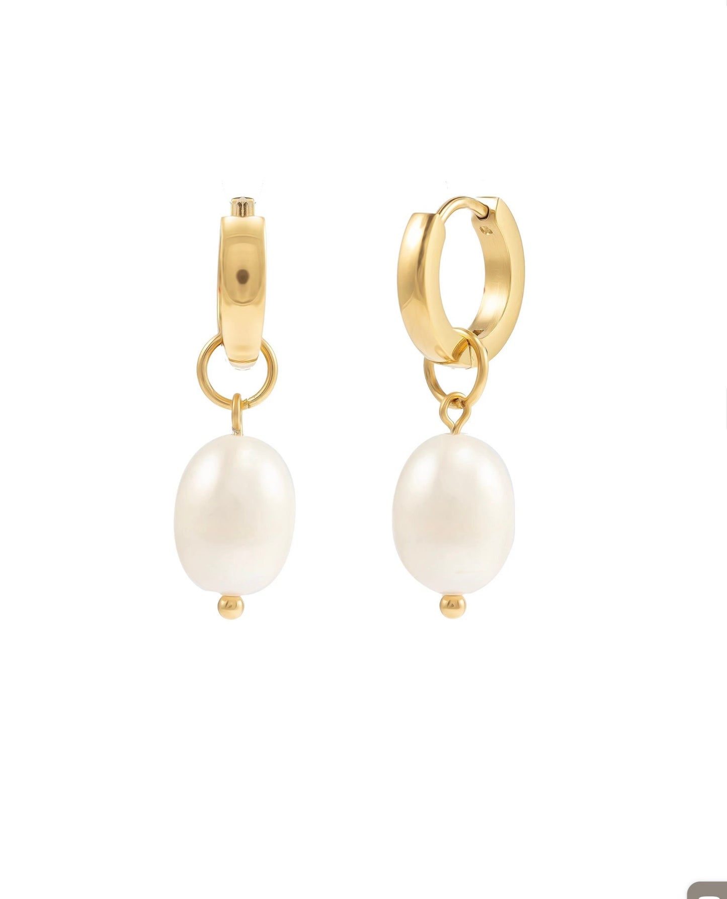 By Rae - The Essential Huggie - Pearl, Gold