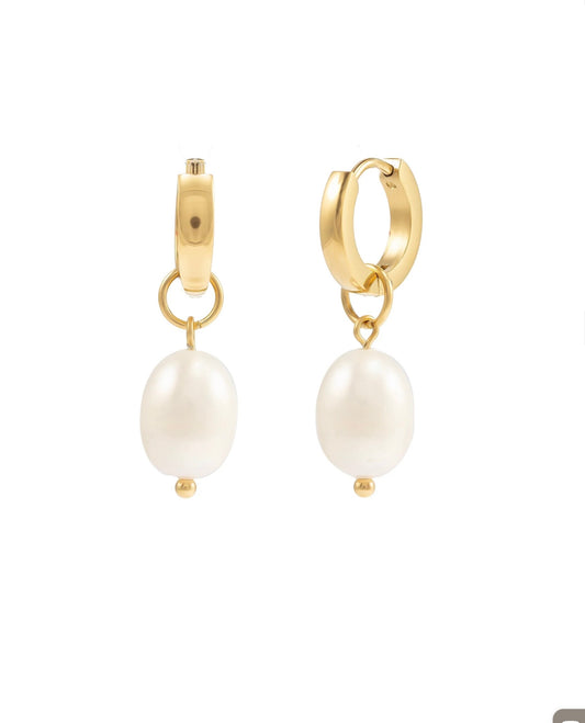 By Rae - The Essential Huggie - Pearl, Gold