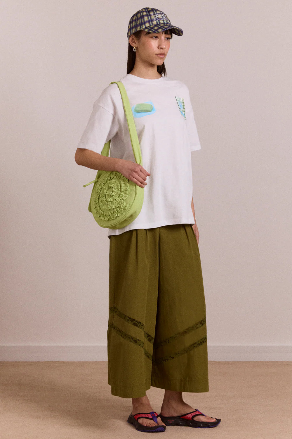 Damson Madder - Savon Graphic T-Shirt, White