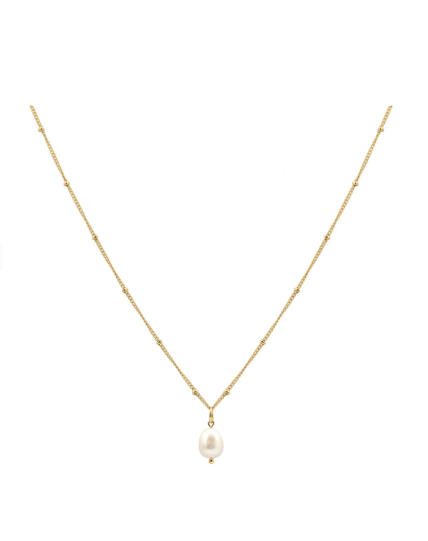 By Rae - The Soleil Pearl Pendant, Gold