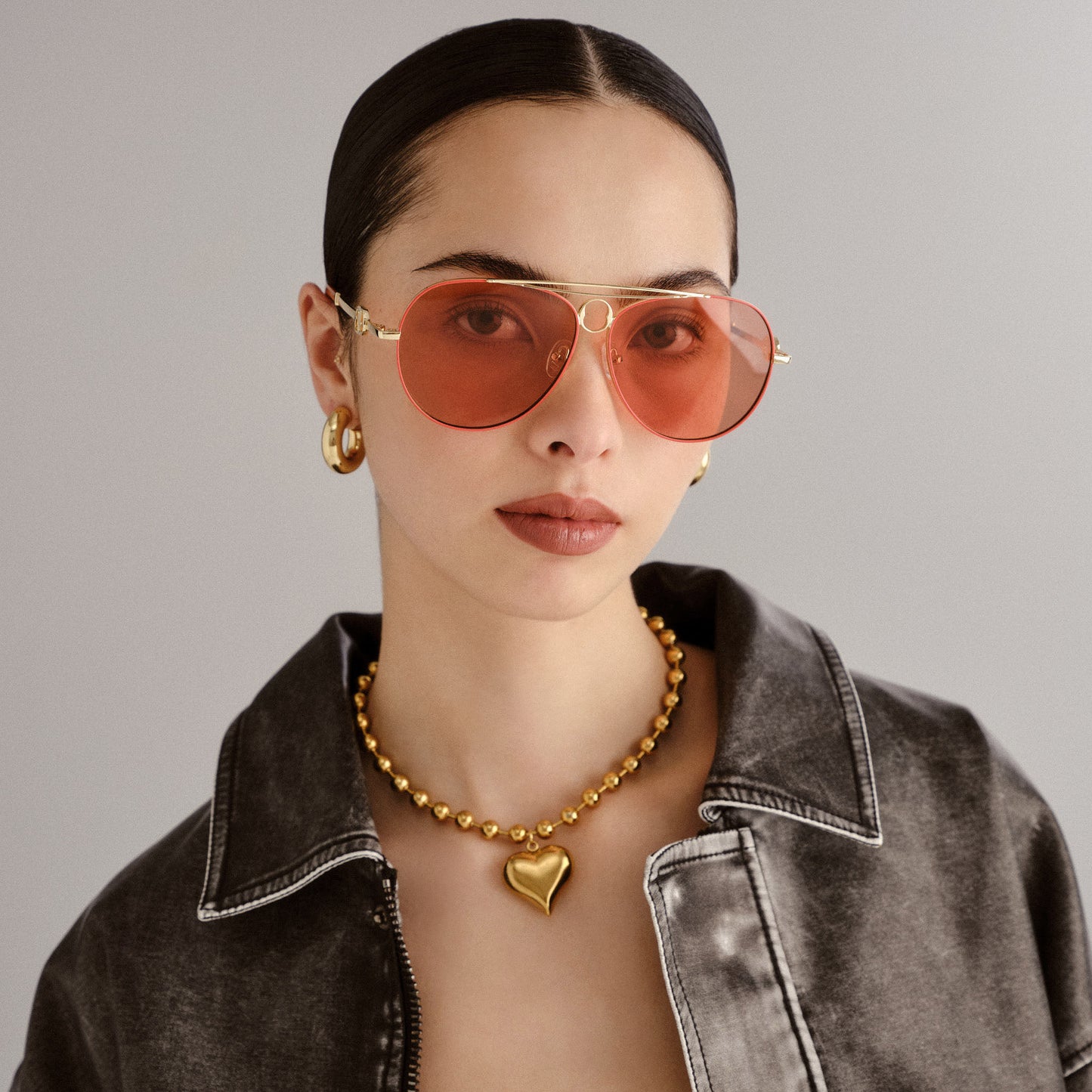 Le Specs - Abracadabra - Bright Gold / Tangerine