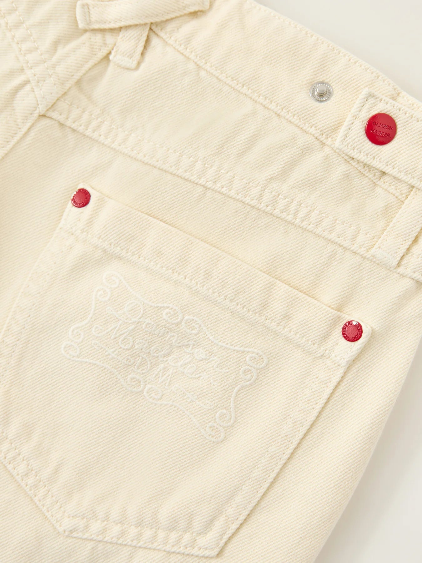 Damson Madder - Annie Denim Shorts, Butter Wash
